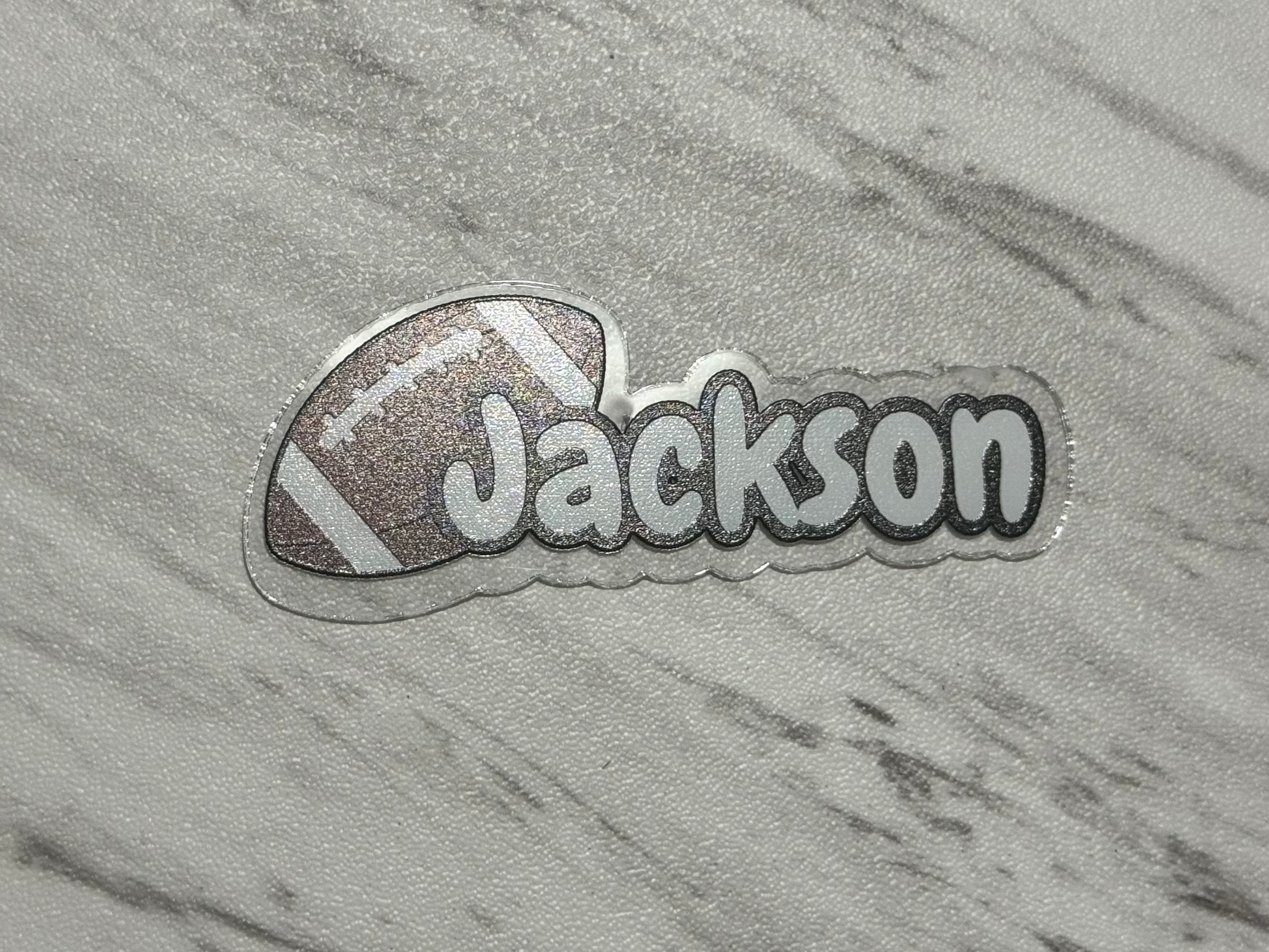 Custom Sports Bag Tags - Football