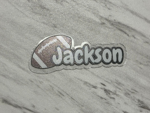 Custom Sports Bag Tags - Football