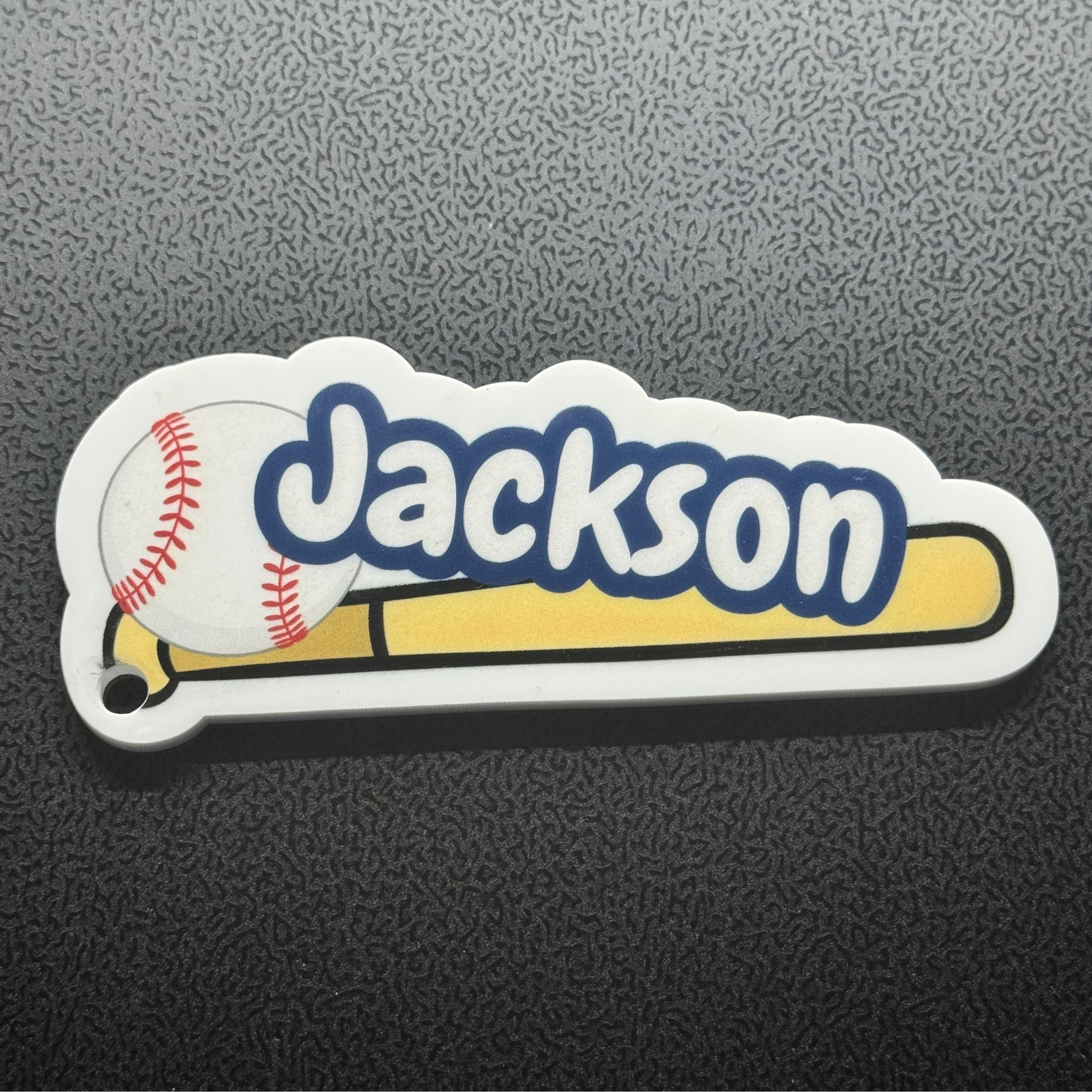Custom Sports Bag Tags - Baseball